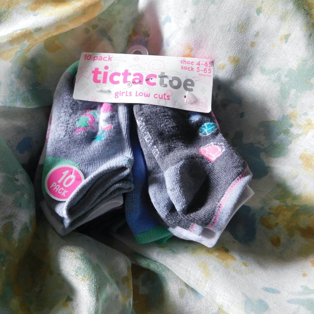 TicTacToe Girls Low Cut Socks